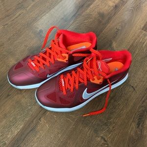 Nike LeBron 9 Low Cherry Basketball Shoes